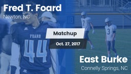 Matchup: Fred T. Foard High S vs. East Burke  2017