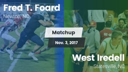 Matchup: Fred T. Foard High S vs. West Iredell  2017