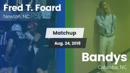 Matchup: Fred T. Foard High S vs. Bandys  2018
