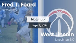 Matchup: Fred T. Foard High S vs. West Lincoln  2018