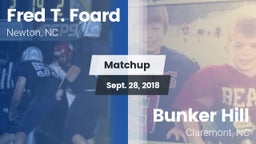 Matchup: Fred T. Foard High S vs. Bunker Hill  2018