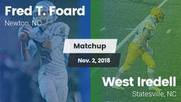 Matchup: Fred T. Foard High S vs. West Iredell  2018