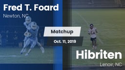 Matchup: Fred T. Foard High S vs. Hibriten  2019