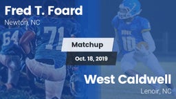 Matchup: Fred T. Foard High S vs. West Caldwell  2019