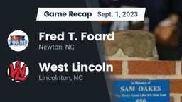 Recap: Fred T. Foard  vs. West Lincoln  2023