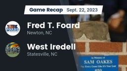 Recap: Fred T. Foard  vs. West Iredell  2023