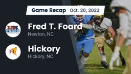 Recap: Fred T. Foard  vs. Hickory  2023