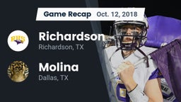 Recap: Richardson  vs. Molina  2018