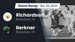 Recap: Richardson  vs. Berkner  2018