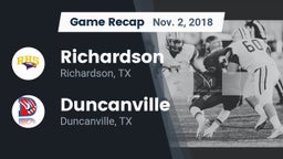 Recap: Richardson  vs. Duncanville  2018