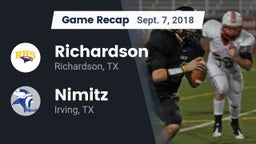Recap: Richardson  vs. Nimitz  2018