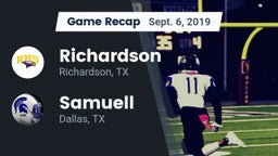Recap: Richardson  vs. Samuell  2019