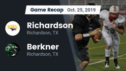 Recap: Richardson  vs. Berkner  2019