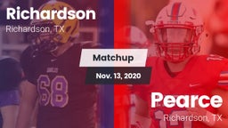 Matchup: Richardson High vs. Pearce  2020