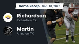 Recap: Richardson  vs. Martin  2020