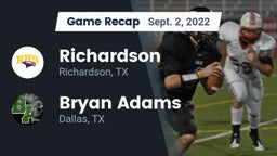 Recap: Richardson  vs. Bryan Adams  2022