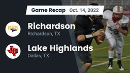 Recap: Richardson  vs. Lake Highlands  2022