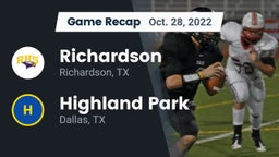 Recap: Richardson  vs. Highland Park  2022