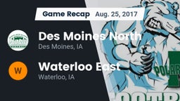 Recap: Des Moines North  vs. Waterloo East  2017
