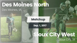 Matchup: Des Moines North vs. Sioux City West   2017