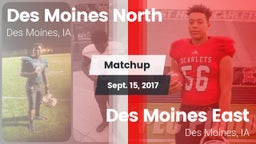 Matchup: Des Moines North vs. Des Moines East  2017