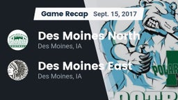Recap: Des Moines North  vs. Des Moines East  2017