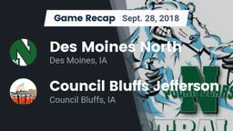 Recap: Des Moines North  vs. Council Bluffs Jefferson  2018