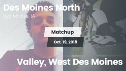 Matchup: Des Moines North vs. Valley, West Des Moines 2018