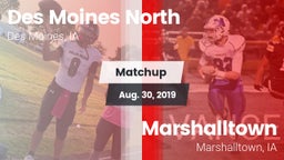 Matchup: Des Moines North vs. Marshalltown  2019
