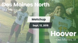 Matchup: Des Moines North vs. Hoover  2019