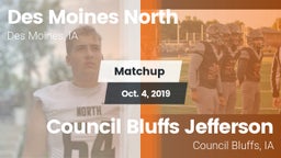 Matchup: Des Moines North vs. Council Bluffs Jefferson  2019