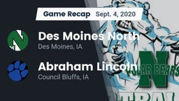 Recap: Des Moines North  vs. Abraham Lincoln  2020