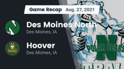 Recap: Des Moines North  vs. Hoover  2021