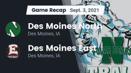 Recap: Des Moines North  vs. Des Moines East  2021