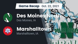 Recap: Des Moines North  vs. Marshalltown  2021
