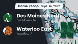 Recap: Des Moines North  vs. Waterloo East  2022