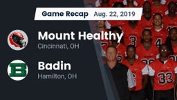 Recap: Mount Healthy  vs. Badin  2019