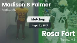 Matchup: Madison S Palmer vs. Rosa Fort  2017