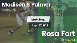 Matchup: Madison S Palmer vs. Rosa Fort  2019