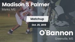 Matchup: Madison S Palmer vs. O'Bannon  2019