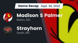 Recap: Madison S Palmer vs. Strayhorn  2022