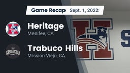 Recap: Heritage  vs. Trabuco Hills  2022