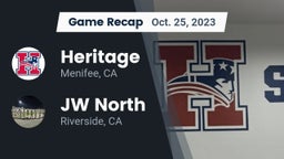 Recap: Heritage  vs. JW North  2023