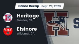 Recap: Heritage  vs. Elsinore  2023