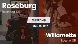 Matchup: Roseburg  vs. Willamette  2017