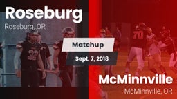 Matchup: Roseburg  vs. McMinnville  2018