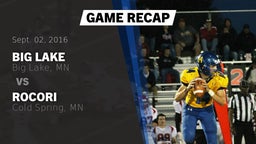 Recap: Big Lake  vs. Rocori  2016