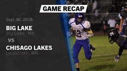 Recap: Big Lake  vs. Chisago Lakes  2016