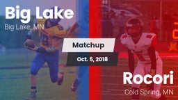 Matchup: Big Lake  vs. Rocori  2018
