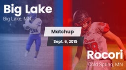 Matchup: Big Lake  vs. Rocori  2019